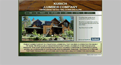 Desktop Screenshot of kubichlumber.com